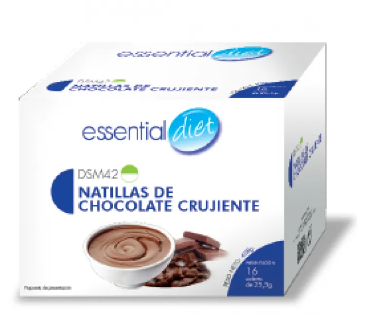 Natillas de chocolate crujiente (16 raciones).-DSM42