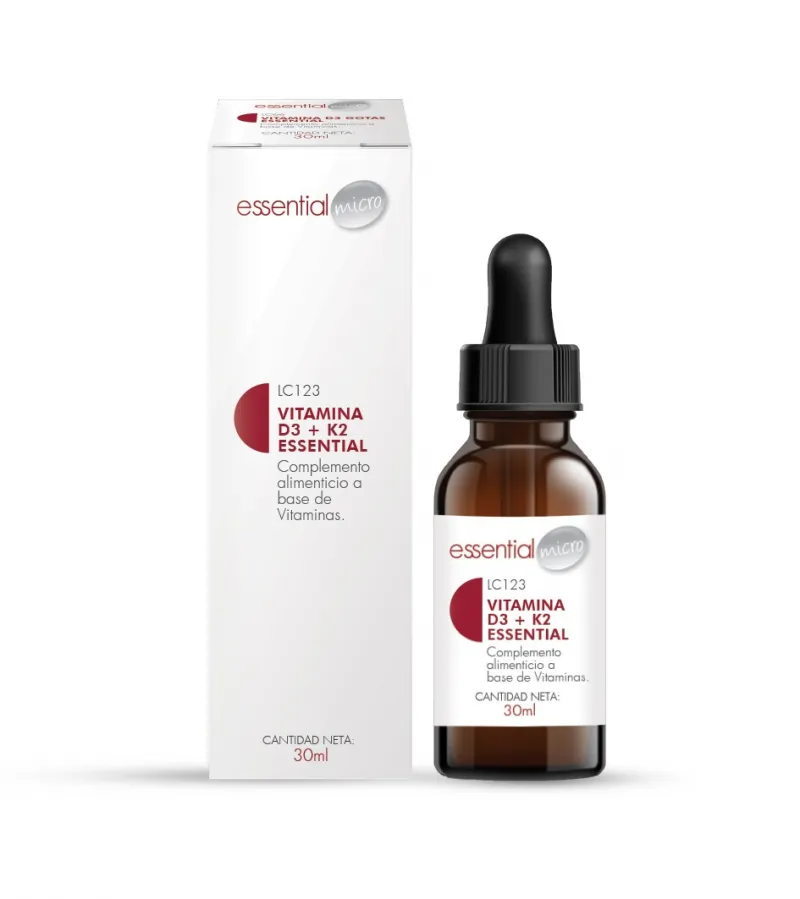 Vitamina D3 + K2 Essential (30 ml)-LC123